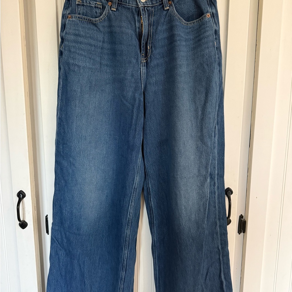Old Navy Blue Flare & Wide Leg Jeans
